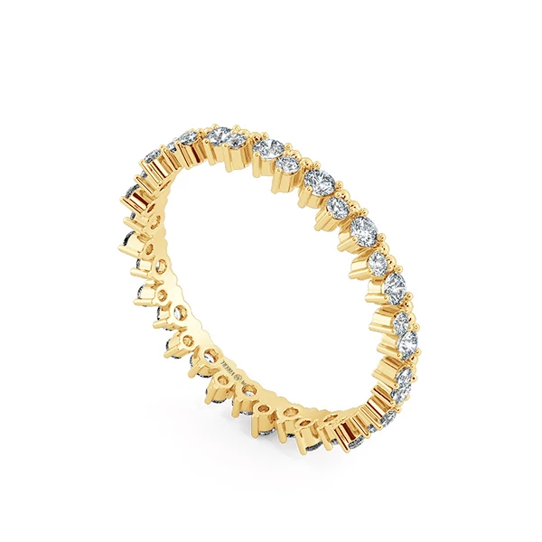 Crown Wedding Band Set NCC8002 4